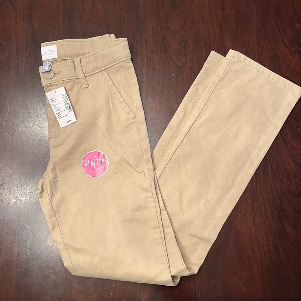 5 for $35- Cuildrens Place BNWT khaki pants 10slim